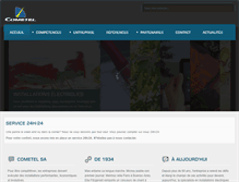 Tablet Screenshot of cometel.ch